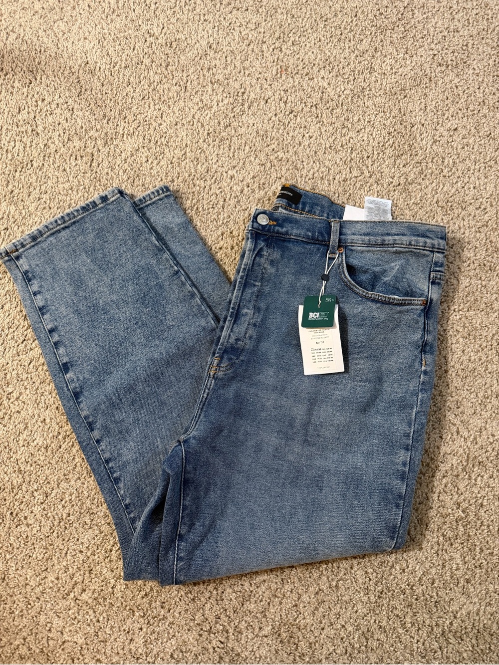Carmakoma Straight-Leg Jeans in Blue Denim